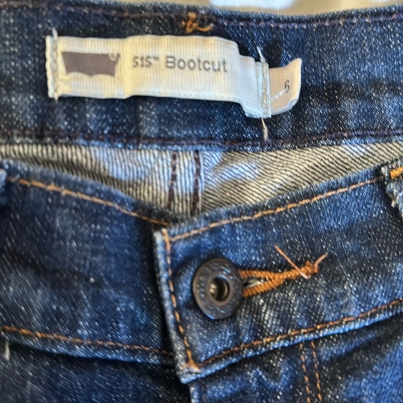 Levi’s 515 Jeans Size 6 Dark Wash - Picture 1 of 7